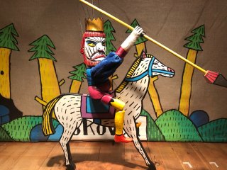 Dj�velens tre guldh�r p� Svanekeg�rden p� Bornholm