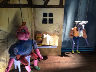 Klos-Hans i TeaterTraileren i B�rnehuset �blet kl. 10.30. FLYTTET TIL D. 22. MARTS KL. 10.30 P.G.A. VEJRET